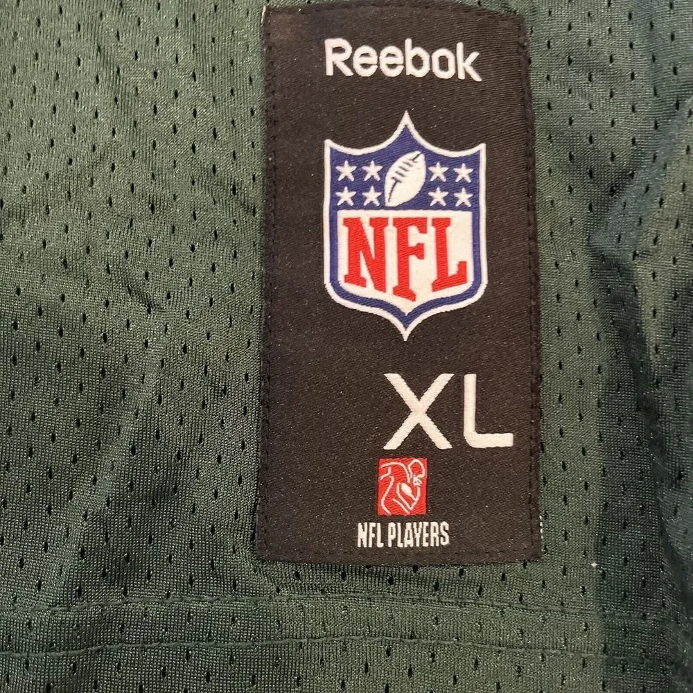 New York Jets Mark Sanchez Reebok Mens Size XL Green Football NFL Jersey‎ Shirt - Picture 4 of 8